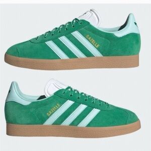 Adidas Green Gazelle Women’s Sneakers, Size 7.5